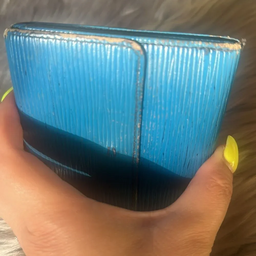 LV Blue Epi “project” wallet.